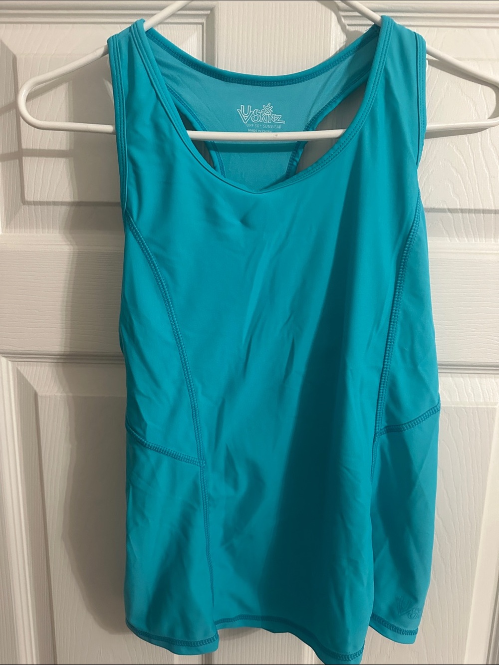 UV SKINZ Active Women’s Teal Racerback SWIM TANK Top